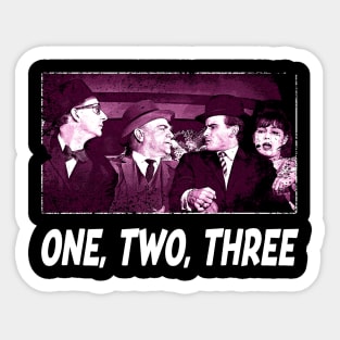 Billy Wilder's Cold War Comedy Legacy Vibes One, Two Couture Collection Sticker